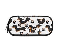 POLERO Trousse à crayons pour bureau, école, papeterie, trousse à crayons pour filles, garçons, adolescents, étudiants, Teckel et pattes, Taille unique, Cartable