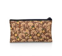 POLERO Trousse à crayons pour filles et garçons - Trousse à crayons avec fermeture éclair pour bureau, Motifs mignons Capybara, Taille unique, Cartable