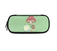 POLERO Trousse à crayons pour garçons et filles - Trousse esthétique pour fournitures scolaires pour étudiants - Fermeture éclair, Grenouille champignon, Taille unique, Cartable