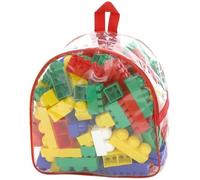 Polesie ensemble 144 blocs de construction Super-Mix - transportable en sac à dos, multicolore