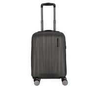 Polestream Moonrock 4 roulettes Trolley de cabine S 55 cm avec soufflet d'extension noir