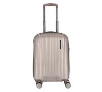 Polestream Moonrock 4 roulettes Trolley de cabine S 55 cm avec soufflet d'extension rose