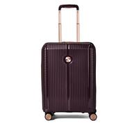 Polestream Paris 4 roulettes Trolley de cabine 55 cm avec soufflet d'extension violet