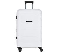 Polestream Strz by Asteroid 4 roulettes Trolley L 74 cm avec soufflet d'extension blanc