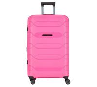 Polestream Strz by Asteroid 4 roulettes Trolley L 74 cm avec soufflet d'extension rose