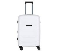 Polestream Strz by Asteroid 4 roulettes Trolley M 64 cm avec soufflet d'extension blanc