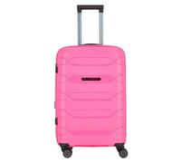 Polestream Strz by Asteroid 4 roulettes Trolley M 64 cm avec soufflet d'extension rose