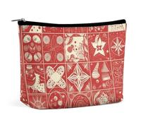 POLESVBM Trousse de maquillage de nombreuses scènes de neige différentes - Organiseur pliable - Sac de maquillage de voyage - Taille unique, Style :, Taille unique, Trousse de maquillage