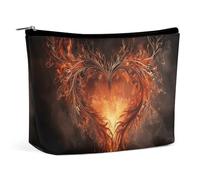 POLESVBM Trousse de maquillage Show A Heart on Fire - Organisateur pliable - Sac de maquillage de voyage - Taille unique, Style :, Taille unique, Trousse de maquillage