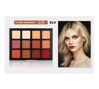 Pôlette De Maquillage 12 Couleurs Pôlette De Maquillage Fard À Paupieres Pigmente Miroitant Maquillage En Poudre Ombre À Paupieres