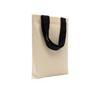 POLHIM® Sacs en tissu de qualité supérieure - Sacs pour le linge, le sport, le shopping, la nourriture - Respectueux de l'environnement - Sacs en jute réutilisables avec poignées noires - Non imprimés