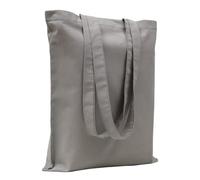 POLHIM® Sacs en Tissu - Sacs pour Linge, Sport, Shopping, Nourriture - Respectueux de l'environnement - Sacs en Toile de Jute réutilisables - Non imprimés - 38 x 42 cm, 145 g/m², Gris Clair.