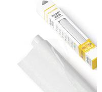 POLI-FLEX® PEARL GLITTER® Film pailleté pour textiles - Film flexible avec effet pailleté à repasser - Film pour traceur pour t-shirts DIY - Arc-en-ciel - Blanc - 30,5 cm x 61 cm