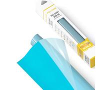 POLI-TAPE TUBITHERM® FLOCK Film de Transfert Velouté pour Textiles - Thermocollant pour T-shirts DIY - Turquoise, 30,5 cm x 61 cm