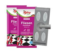 Poliboy Lingettes humides pour carrelage - 2 x 15 lingettes - Avec embout