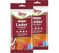 POLIBOY Lingettes pour Cuir pour l'entretien et Le Nettoyage du Cuir Lisse - 2 x 20 lingettes