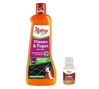 Poliboy Nettoyant concentré pour carrelage et joints avec oxygène actif pour carrelage de sol et carrelage mural - Pour intérieur et extérieur - 1 x 500 ml - Avec échantillon de produit - Fabriqué en