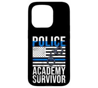 Police Academy Survivor Police Police Coque pour iPhone 15 Pro