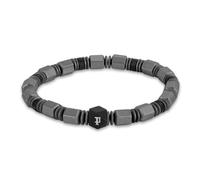 POLICE Bracelet Hexchain pour homme en acier inoxydable, Mittelgroße, Pierre, Pas de pierre précieuse