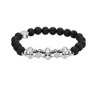 Police Bracelet Homme Perle Taille Unique - 88520017, taille unique, pierre de lave