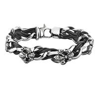 Police Bracelet homme S14AGW01B (21 cm), taille unique, Plastique, Pas de gemme