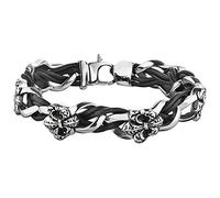 Police Bracelet Homme S14AGW02B (20 cm), Taille Unique, Acier Inoxydable, Pas de gemme