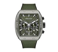 Police - Chronographe Coswig - Quartz Mouvement de Montre - Largeur du boîtier: 50 mm - Acier Inoxydable - Green - 5 ATM