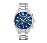 Police - Chronographe Rangy - Quartz Mouvement de Montre - Epaisseur du boîtier: 50.5 mm - Largeur du boîtier: 44 mm - Blue
