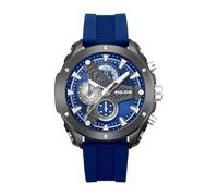 Police - Chronographe Wyvern - Quartz Mouvement de Montre - Largeur du boîtier: 53 mm - Acier Inoxydable - Blue - 5 ATM
