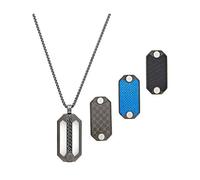 Police Collier Pejgn2009202 Argenté Homme Métal commun