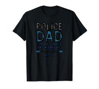Police Dad Some People Run from Danger T-Shirt