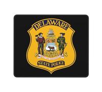 Police D'État du Delaware Tapis De Souris Gaming Durable Mouse Pad Portable Mousepad pour Voyage Jeu Maison 25X30Cm