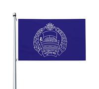 Police Drapeaux De Jardin 90X150Cm Décoratif Drapeau De Cour Résistant Aux Intempéries Bannière De Jardin Pour Porte Décoration Cour