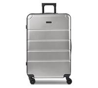 Police Dublin 4 roues Valise cabine L 75 cm avec soufflet d'extension couleur argent
