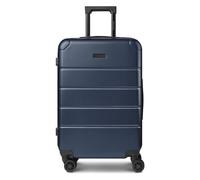 Police Dublin 4 roues Valise cabine M 64 cm avec soufflet d'extension bleu
