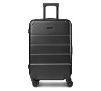 Police Dublin 4 roues Valise cabine M 64 cm avec soufflet d'extension noir