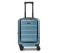 Police Dublin 4 roues Valise cabine S 54 cm Compartiment ordinateur avec soufflet d'extension bleu