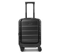 Police Dublin 4 roues Valise cabine S 54 cm Compartiment ordinateur avec soufflet d'extension noir
