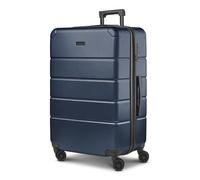 Police Dublin 4 roues Valise cabine L 75 cm avec soufflet d'extension bleu