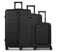 POLICE Ensemble de bagages noir, Taille One Size
