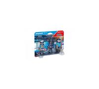 Playmobil 70669 Equipe de policiers - City Action - Les policiers - avec Trois Personnages et des Accessoires - Intervention Poursuite en Ville - Dès 4 Ans