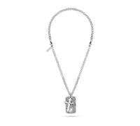 Police, Femme, Accessoires, Gris, Taille: ONE Size Collier Homme Croix Acier