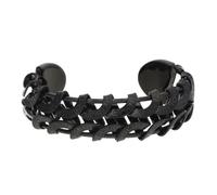 Police Femmes bracelet acier inoxydable Noir CRESCENT PJ20705BSB-02