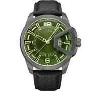 Police Green Underlined Watch