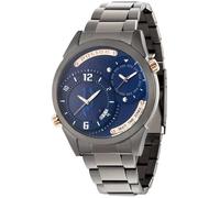 Police Homme 48mm Bracelet Acier Inoxydable Gris Quartz Montre 14540JSU/03M