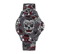 Police, Homme, Accessoires, Gris, Taille: ONE Size Montre Analogique en Quartz Gris en Silicone