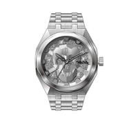 Police, Homme, Accessoires, Gris, Taille: ONE Size Montre en Acier Inoxydable et Cristal
