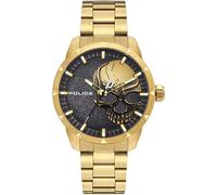 Police, Homme, Accessoires, Jaune, Taille: ONE Size Neist Montre Analogique en Acier Inoxydable