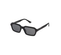 Police Homme SPLL14 ORIGINS 57 703X Lunettes de soleil Acétate Noir Fumée Carré Normale Miroir