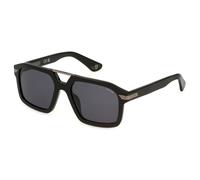 Police Homme SPLP28 FORTY 1 700 Lunettes de soleil Acétate Noir Fumée Carré Normale